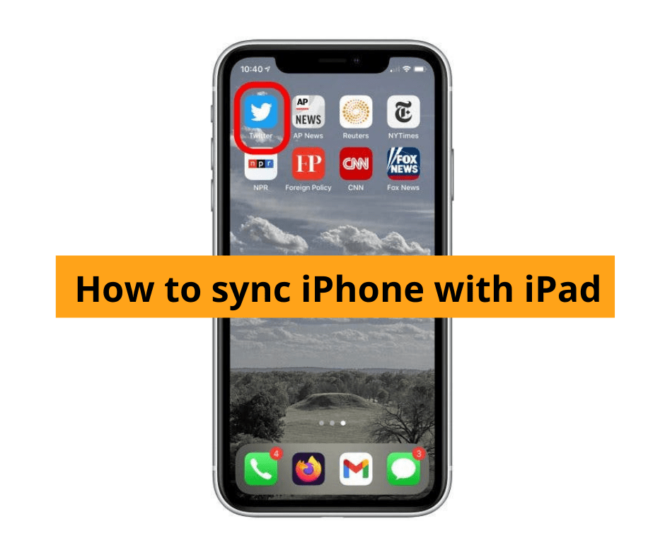 How to sync iPhone with iPad