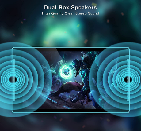 TJD Android Tablet dual speakers