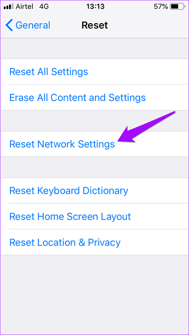 Laptop Wont Connect to iPhone Hotspot reset network setting