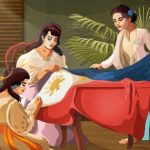 The Making of the Philippine Flag by Fernando Amorsolo